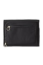view 6 of 7 Large Jewelry Organizer in Black Satin Nylon & Blush Micro Suede