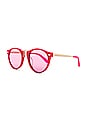 view 2 of 3 LUNETTES DE SOLEIL HELTER SKELTER 22 in Fuchsia Gold