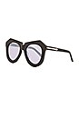 view 2 of 3 СОЛНЦЕЗАЩИТНЫЕ ОЧКИ ONE WORSHIP in Black & Silver Mirror