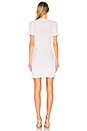 view 3 of 3 Short Sleeve Flare Dress in White