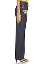view 4 of 6 Wildflower Regular Jeans in Rinse Blue Denim