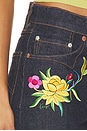 view 7 of 6 Wildflower Regular Jeans in Rinse Blue Denim