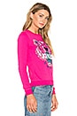 view 2 of 4 Embroidered Tiger Pullover in Drop Fuchsia