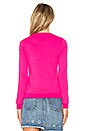 view 3 of 4 Embroidered Tiger Pullover in Drop Fuchsia