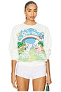 view 1 of 5 Kenzo Lucky Me Cartoon Classic Sweatshirt in Off White