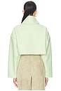 view 3 of 4 BLOUSON CROPPED in Almond Green