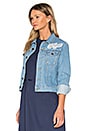 view 2 of 6 BLOUSON EN JEAN in Bleached Blue
