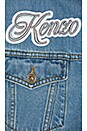 view 6 of 6 BLOUSON EN JEAN in Bleached Blue