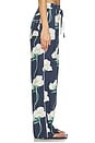 view 3 of 6 Archive Rose Pajama Pant in Navy