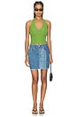 view 5 of 6 FALDA PATCHWORK SHORT in Denim