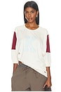 view 1 of 4 Varsity Top in ecru
