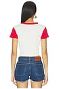 view 3 of 4 Jumping Tiger Cropped T-shirt in Off White
