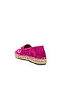 view 4 of 5 Paris Suede Espadrilles in Deep Fuchsia