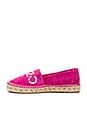 view 5 of 5 Paris Suede Espadrilles in Deep Fuchsia