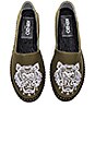view 1 of 5 Tiger Espadrilles in Military Green in Dark Khaki