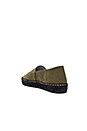 view 4 of 5 Tiger Espadrilles in Military Green in Dark Khaki