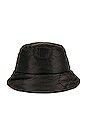view 2 of 3 Puffer Bucket Hat in Black