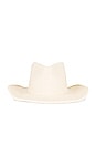 view 2 of 3 Sandy Cowboy Hat in Ivory Tweed