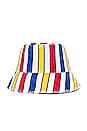 view 3 of 3 Shore Bucket Hat in Terry Stripe