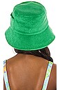 view 2 of 3 Wave Bucket Hat in Emerald Green