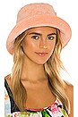 view 2 of 4 Wave Bucket Hat in Pastel Peach