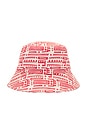 view 3 of 3 Shore Bucket Hat in Red