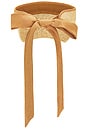 view 3 of 4 Linen Visor in Natural & Cinnamon
