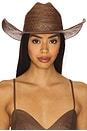 view 1 of 3 Wesley Cowboy Hat in Chestnut