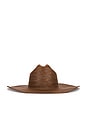 view 2 of 3 Wesley Cowboy Hat in Chestnut