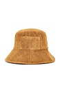 view 4 of 4 Wave Bucket Hat in Coffee