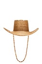view 3 of 4 The Beau Western Hat in Sepia