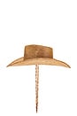 view 4 of 4 The Beau Western Hat in Sepia