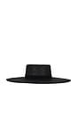 view 2 of 3 Mira Wide Boater Hat in Black