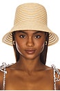 view 1 of 3 Reef Bucket Hat in Snow Stripe