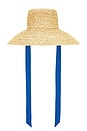 view 2 of 7 The Inca Ultrawide Sun Hat in Natural Raffia