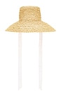 view 5 of 7 The Inca Ultrawide Sun Hat in Natural Raffia