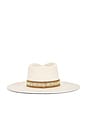 view 3 of 4 Rancher Special Fedora Hat in Cream