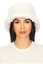 view 1 of 3 Fluffy Bucket Hat in Snow