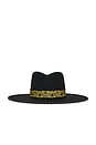 view 1 of 3 Rancher Hat in Noir & Gold Special