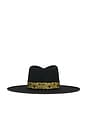 view 2 of 3 Rancher Hat in Noir & Gold Special