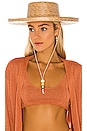 view 1 of 3 Island Palma Boater Hat in Natural