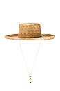 view 3 of 3 Island Palma Boater Hat in Natural