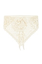 view 1 of 2 Triangle Bandana in Ivory Rose