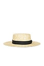 view 2 of 3 SOMBRERO DE ALA ANCHA THE SPENCER in Natural Woven