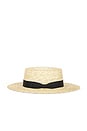 view 4 of 3 SOMBRERO DE ALA ANCHA THE SPENCER in Natural Woven