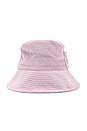 view 3 of 3 Wave Bucket Hat in Lavender Terry