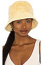 view 1 of 4 Wave Bucket Hat in Pastel Yellow