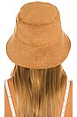 view 2 of 3 Wave Terry Bucket Hat in Coffee