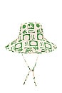 view 3 of 3 Holiday Bucket Hat in Formes Green