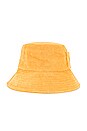 view 3 of 3 Wave Bucket Hat in Tangerine